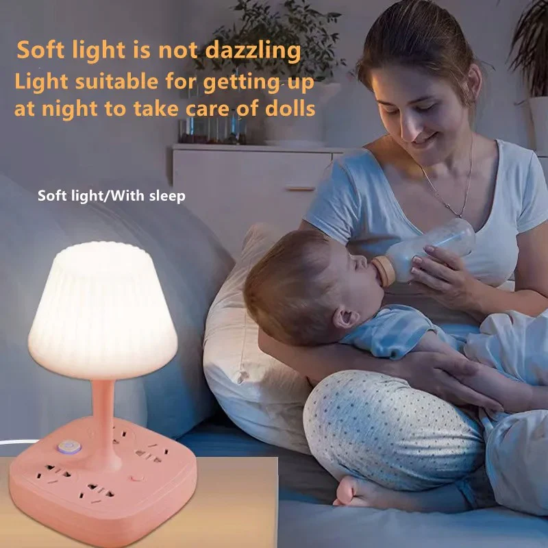 Multi-functional Nightstand Light Usb Charging Led Table Lamp - Image 6