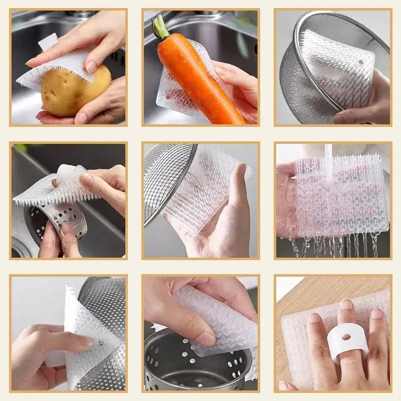 Multifunctional Fruit And Vegetable Brush (PACK OF 4) - Image 2