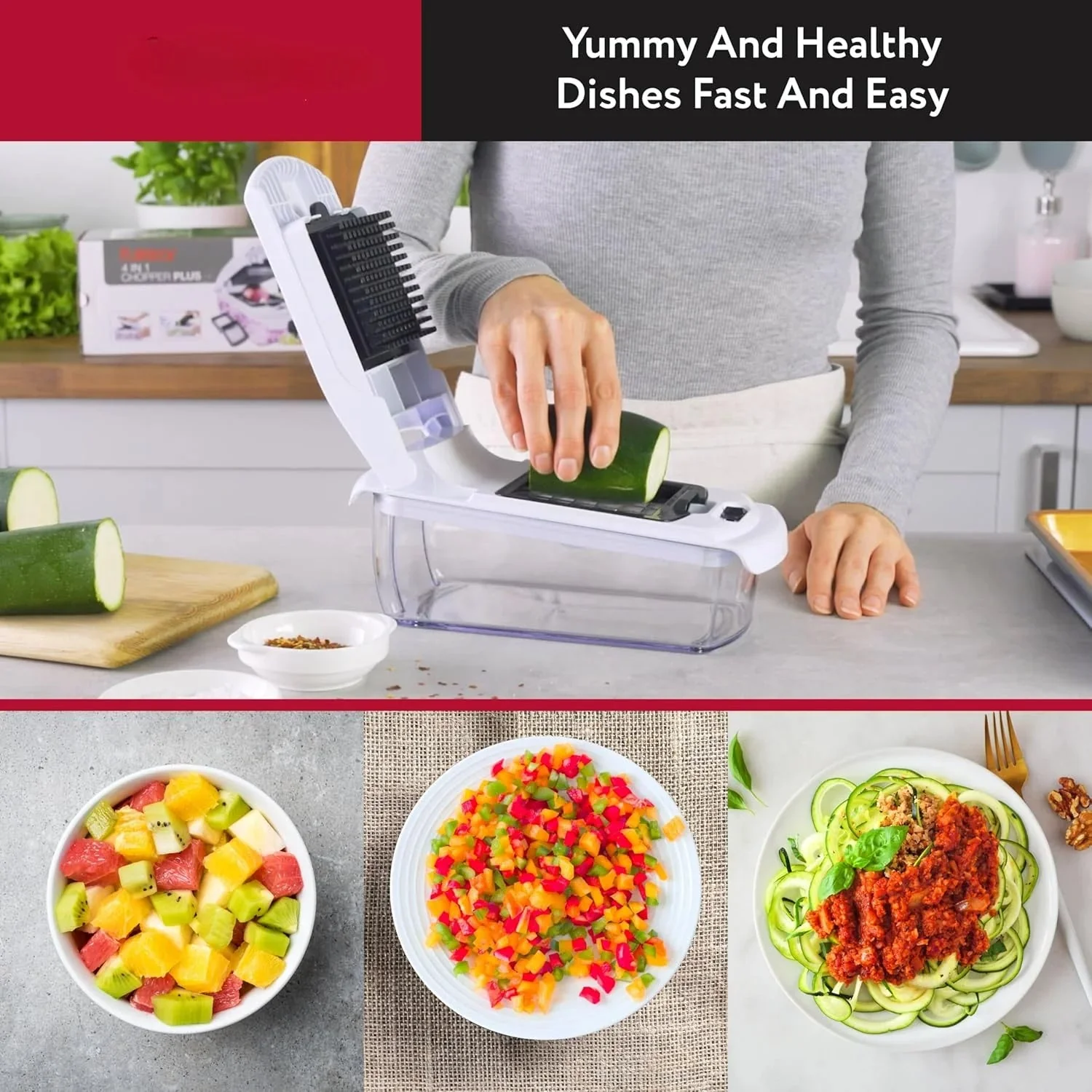 High Quality Multifunctional Vegetable chopper Pro - Image 2