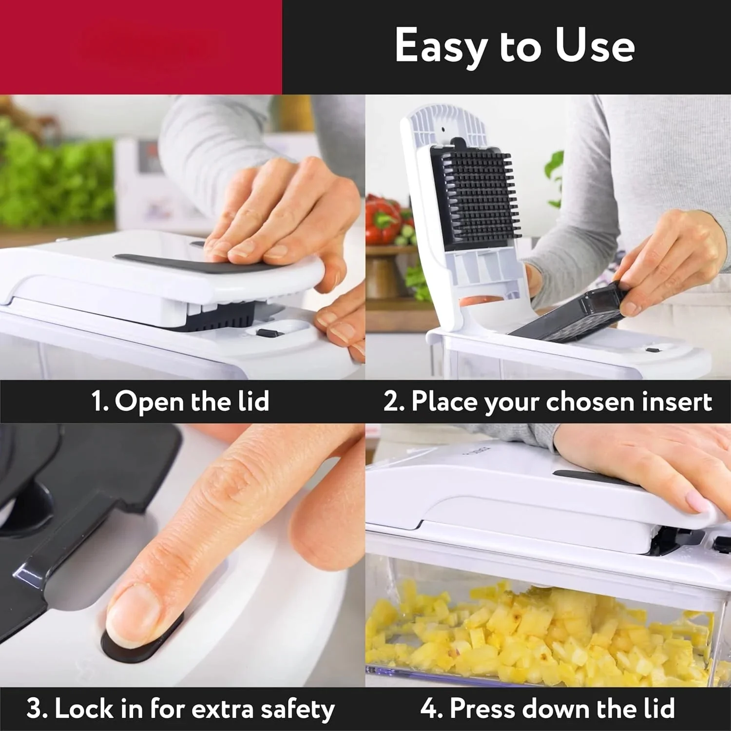 High Quality Multifunctional Vegetable chopper Pro - Image 3