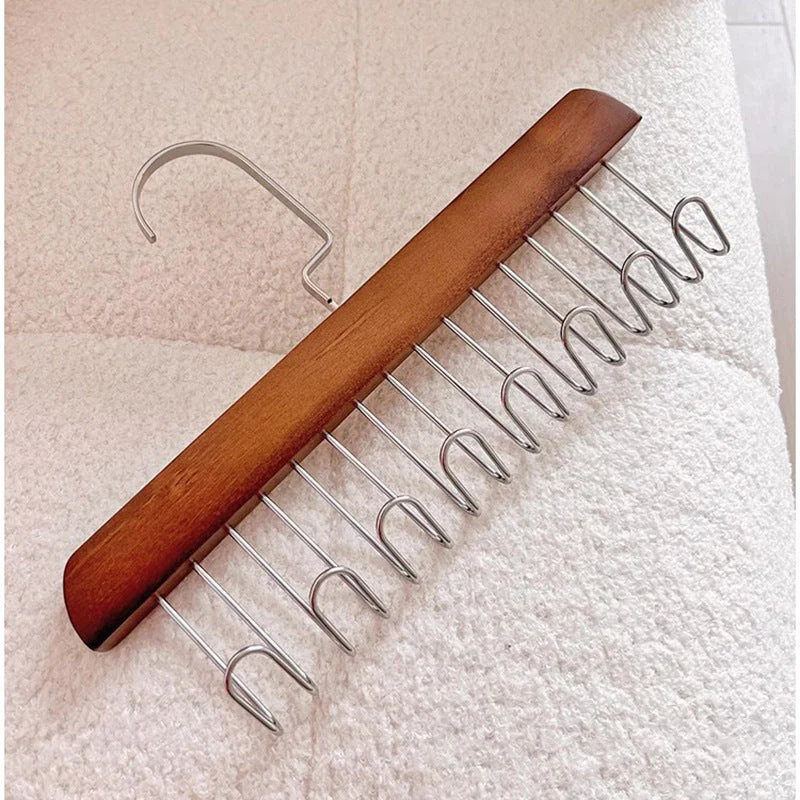 Multifunctional Wooden Hanger - Image 3
