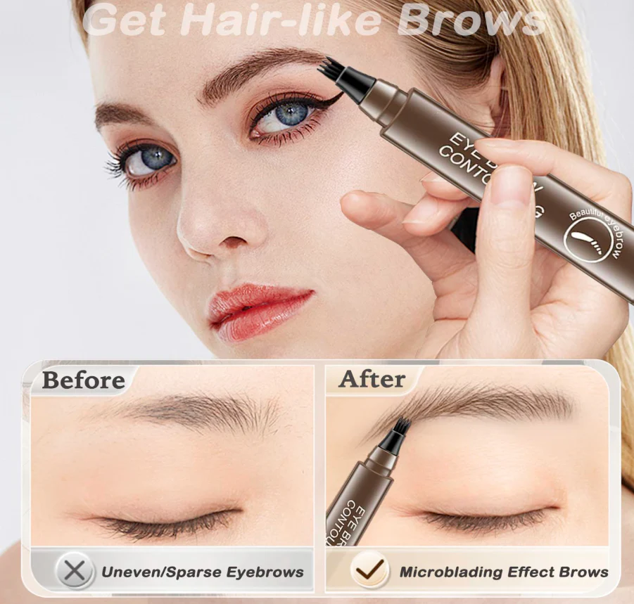 Natural Waterproof Eyebrow Pen - Image 2