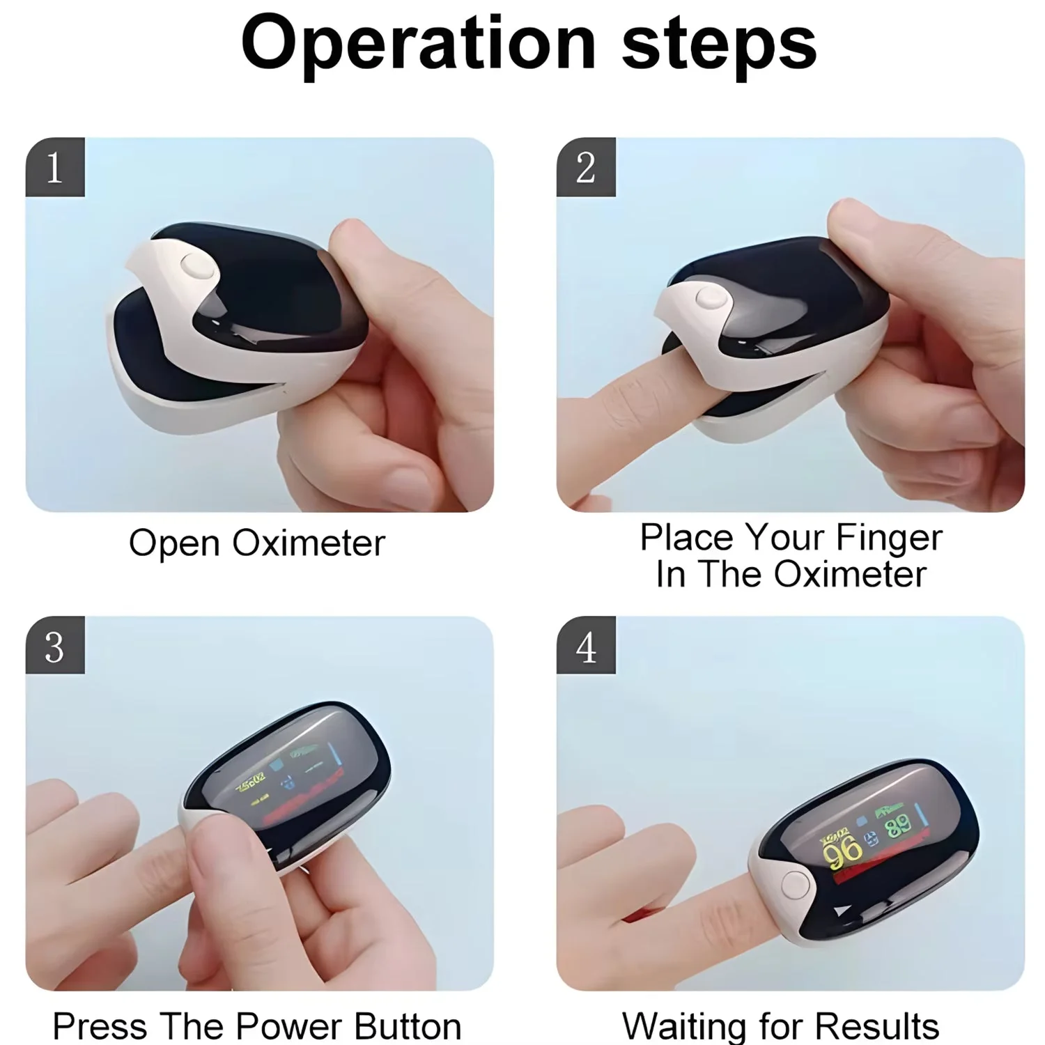 New Medical Portable Finger Pulse Oximeter - Image 4