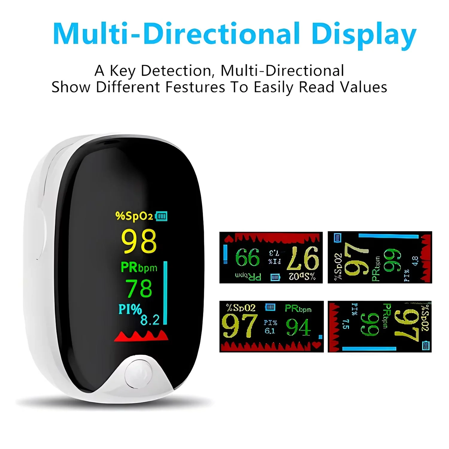New Medical Portable Finger Pulse Oximeter - Image 7