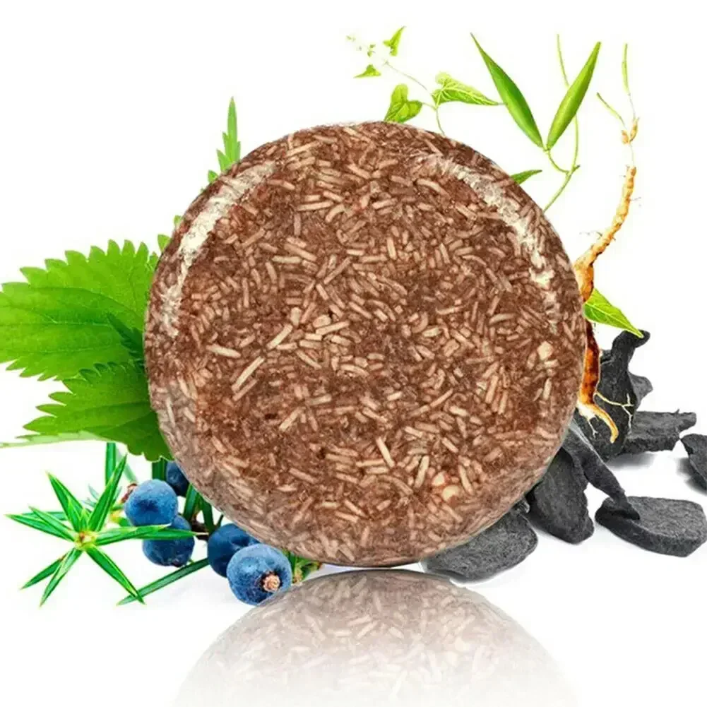 Organic Hair Darkening Shampoo Bar - Image 2