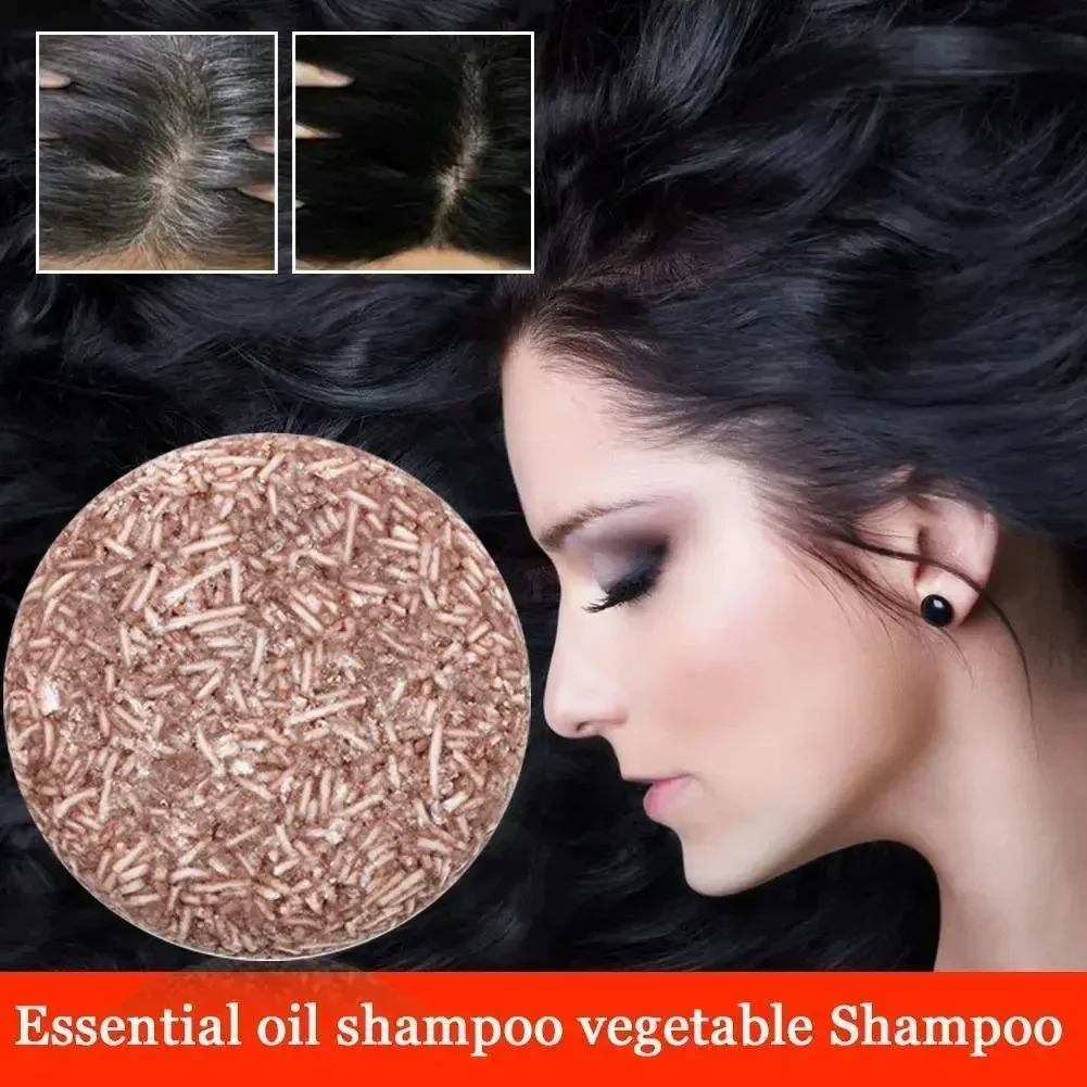 Organic Hair Darkening Shampoo Bar - Image 6