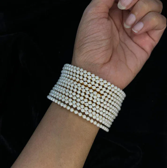 Hania's Viral Pearl Beaded Bangles - Image 4