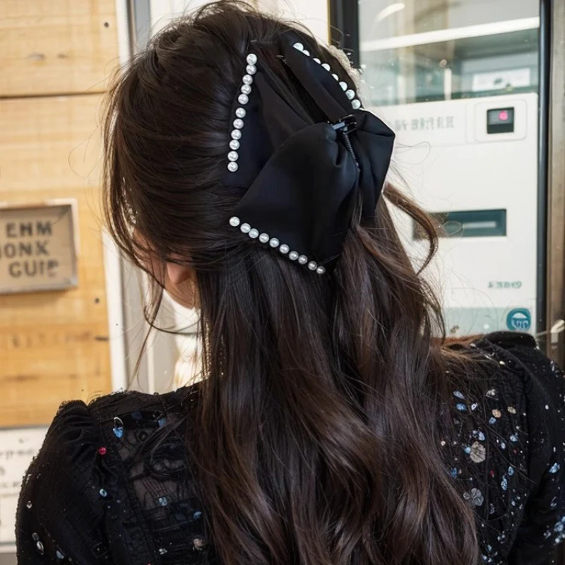 Pearl Hair Clip Elegant All-Match Hair Claw Hairpin - Image 6