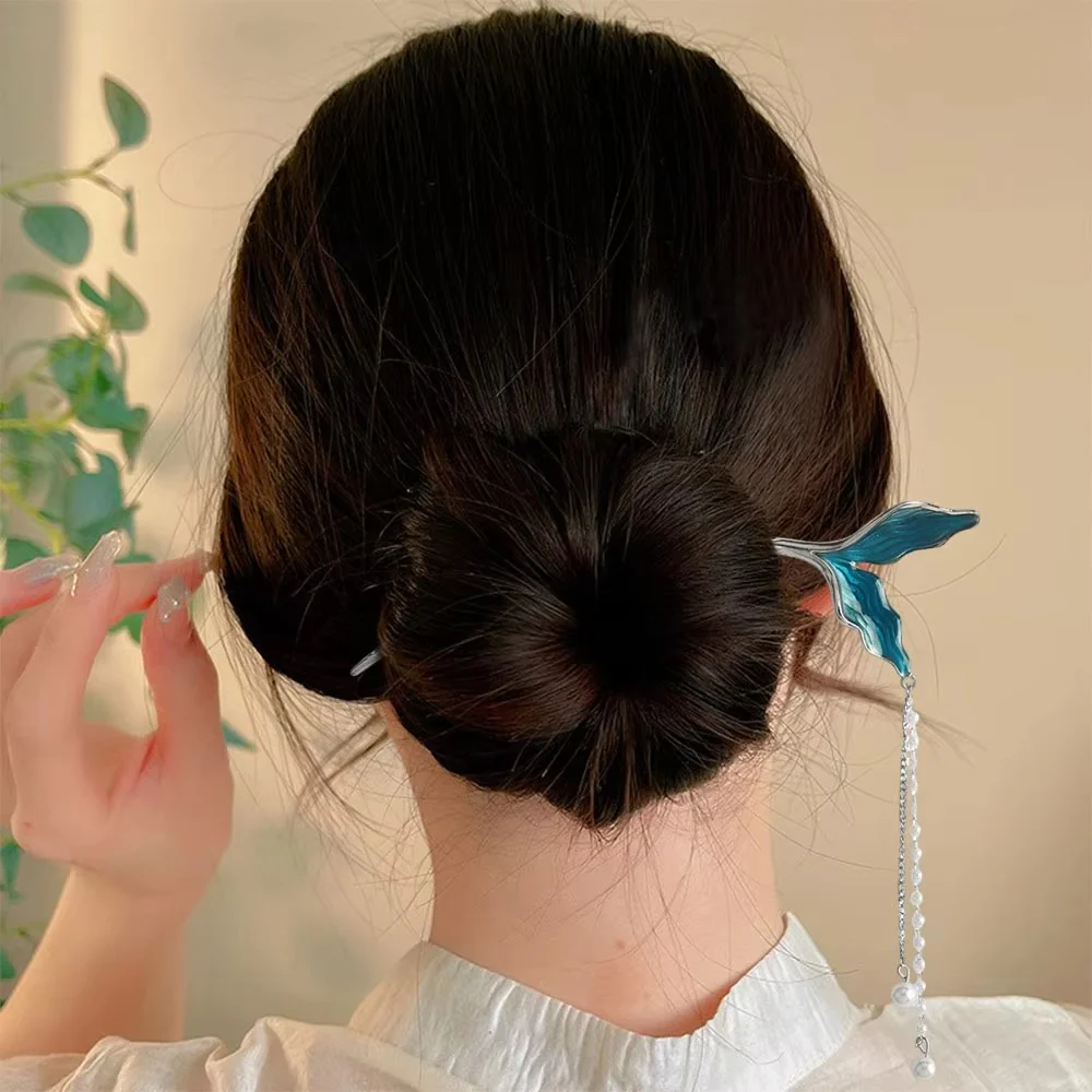 Pearl Mermaid Tail Hair Pins π§π½ββοΈ - Image 6