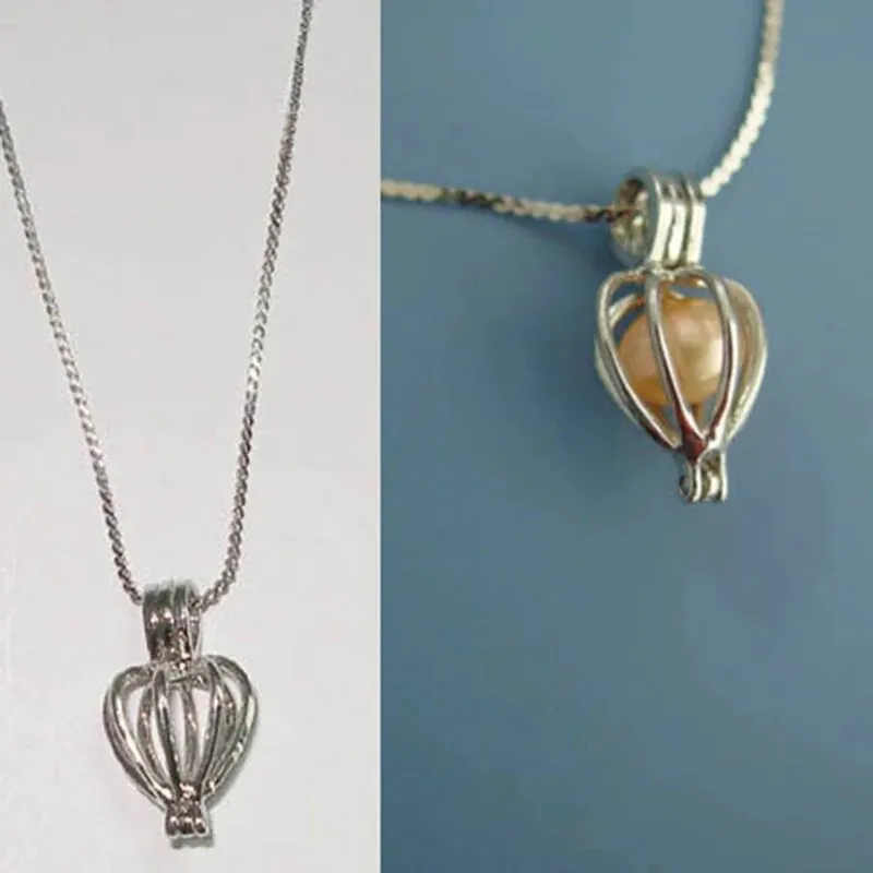 Pearl Necklace Pendant Set - Image 3