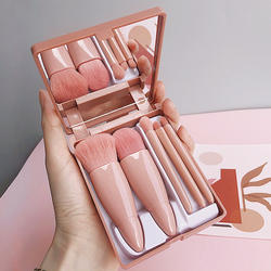 Portable Cosmetic Brush With Mirror - Image 6