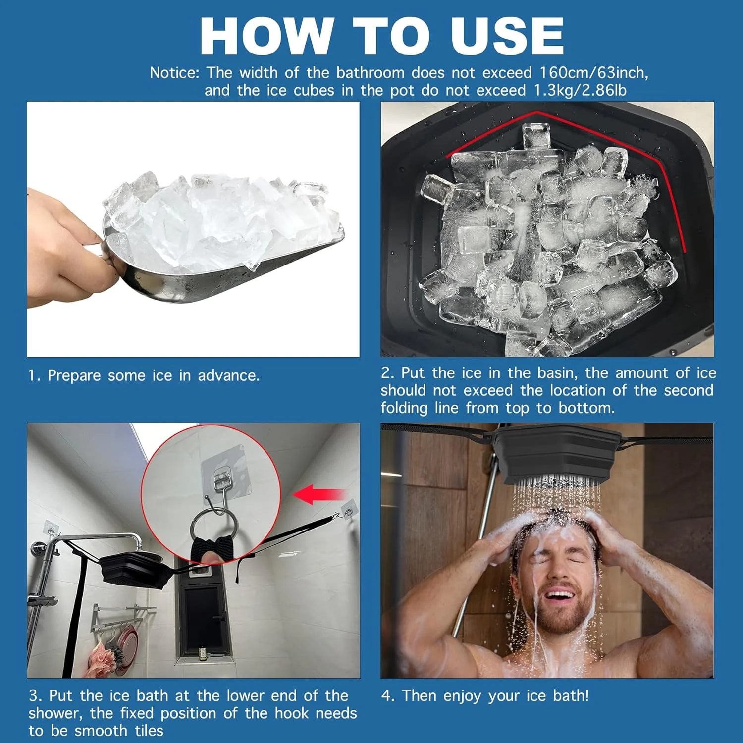 Portable Ice Bath Shower - Image 2