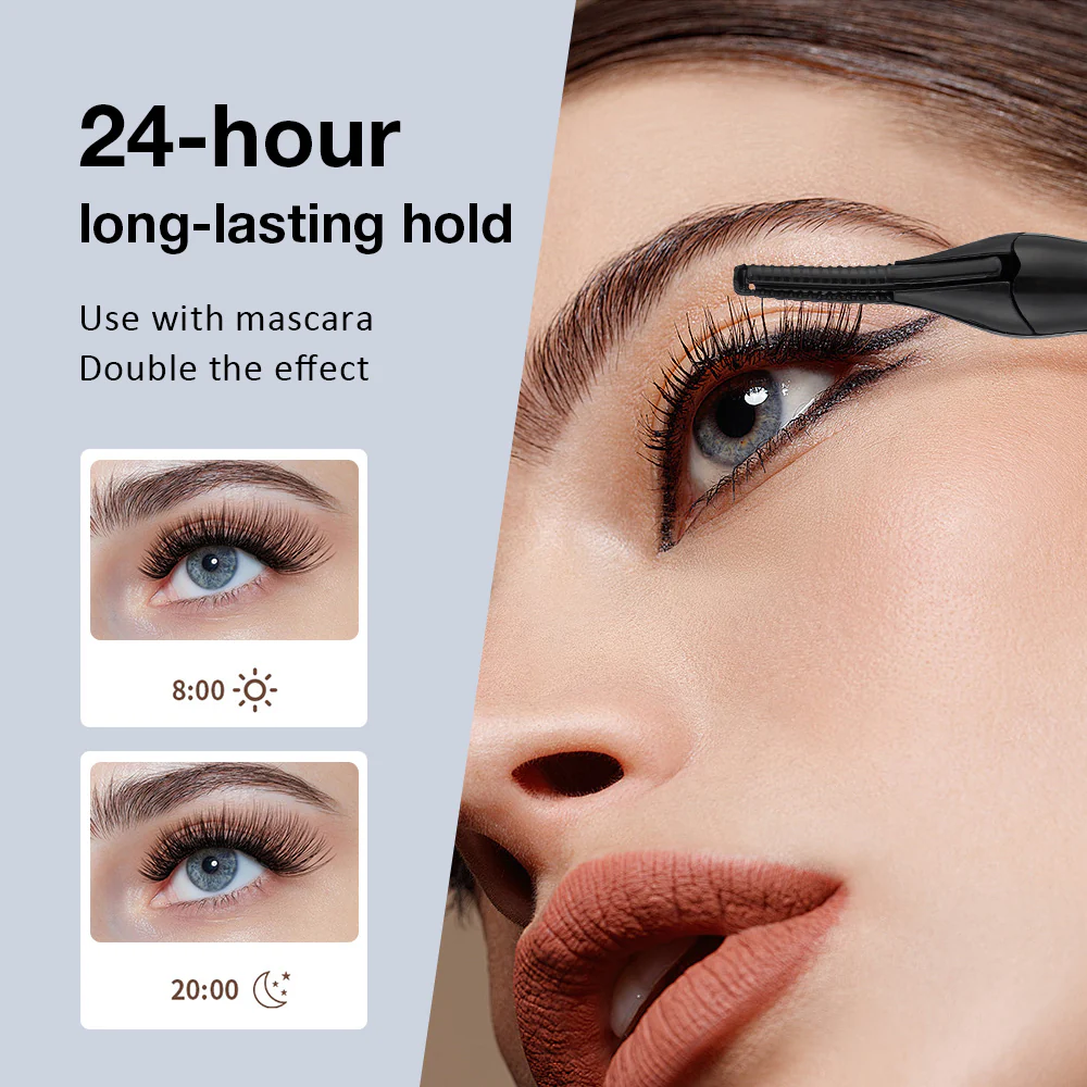 Portable Mini Rechargeable Electric Eyelash Curler - Image 4