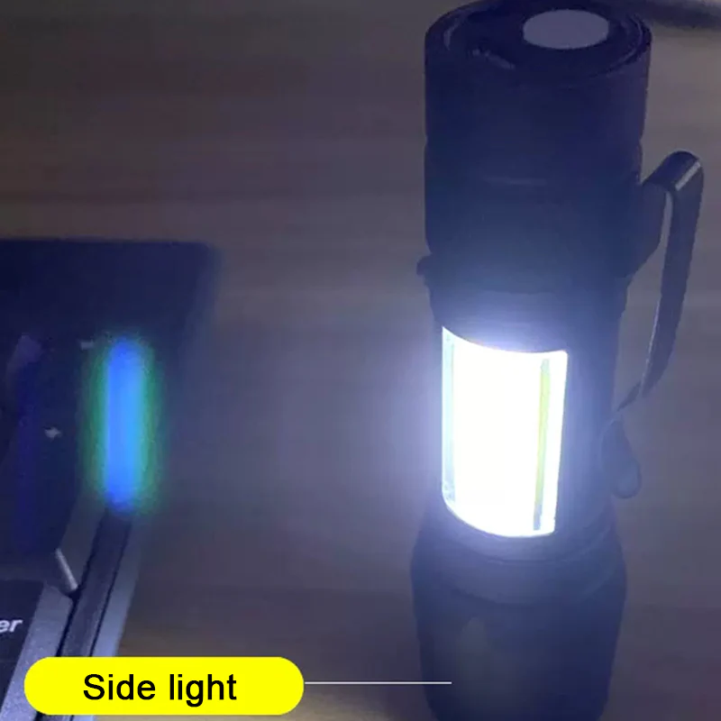 Portable Rechargeable LED Flashlight Zoom Focus Mini Led Flashlight Torch Lamp - Image 6
