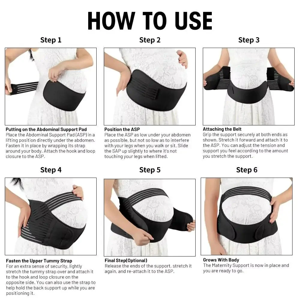 Pregnant Women Belts Maternity Belly Belt - Image 5