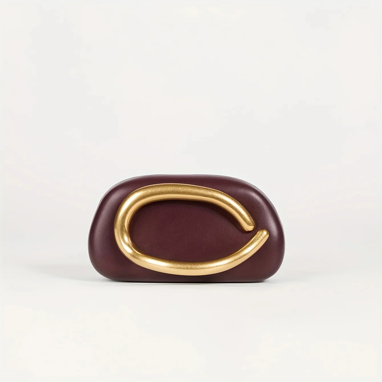 PU Leather Box Pattern Clutch Bag - Image 3