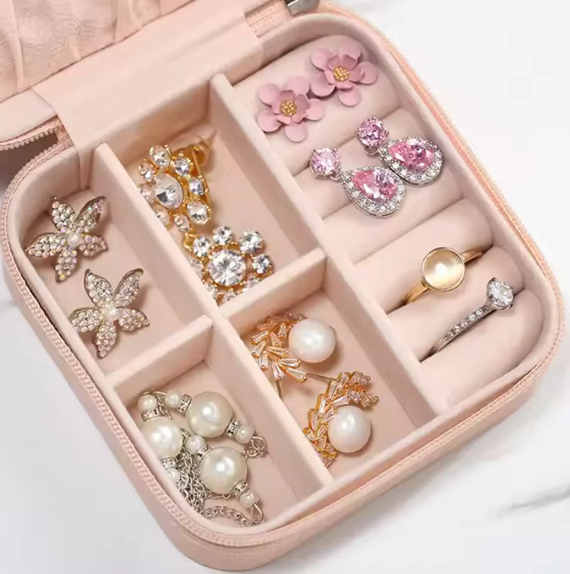 PU Leather Jewellery Organizer Box - Image 5