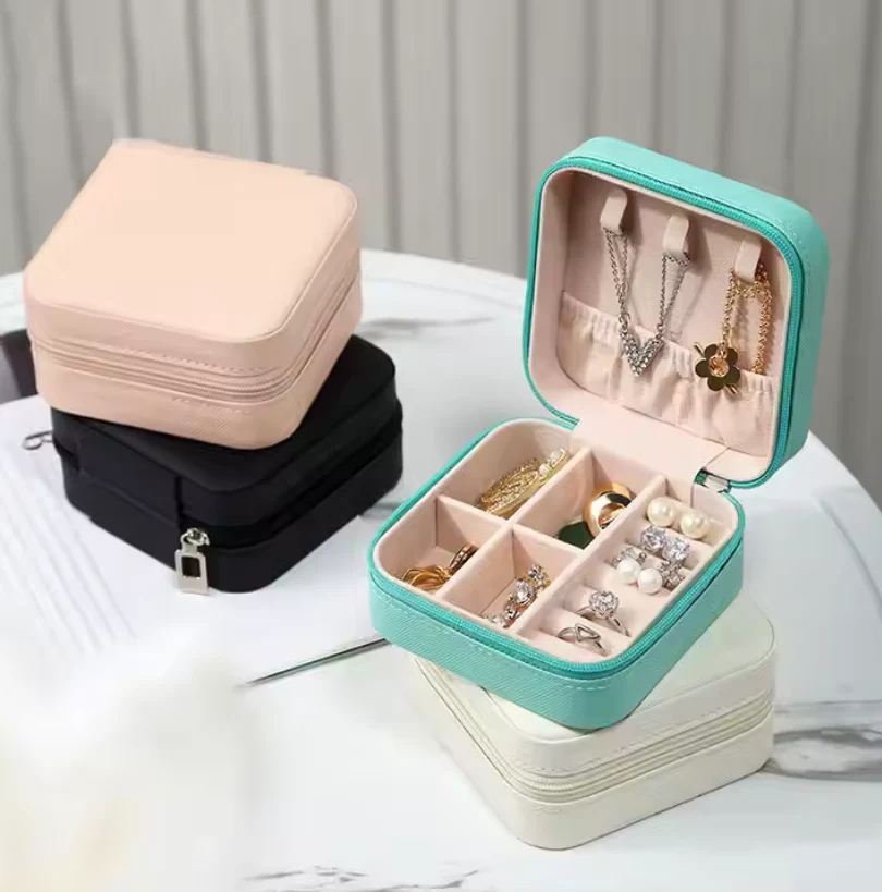 PU Leather Jewellery Organizer Box - Image 6