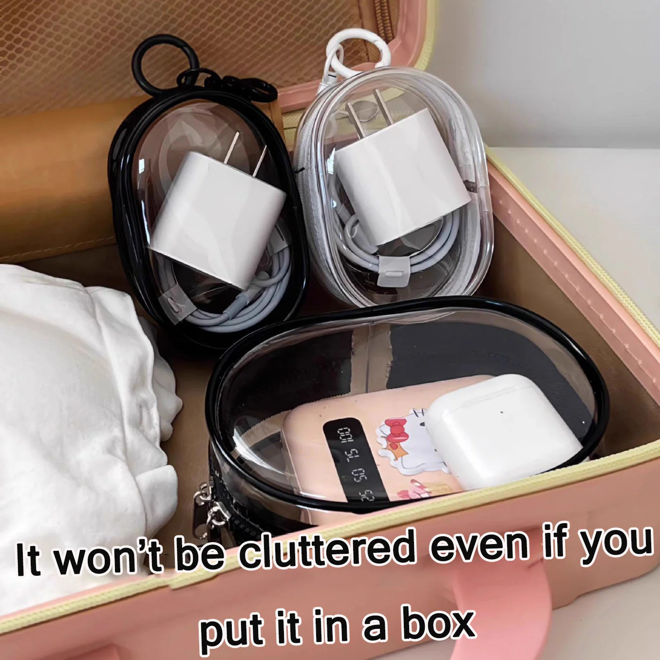 PVC waterproof transparent storage bag - Image 2