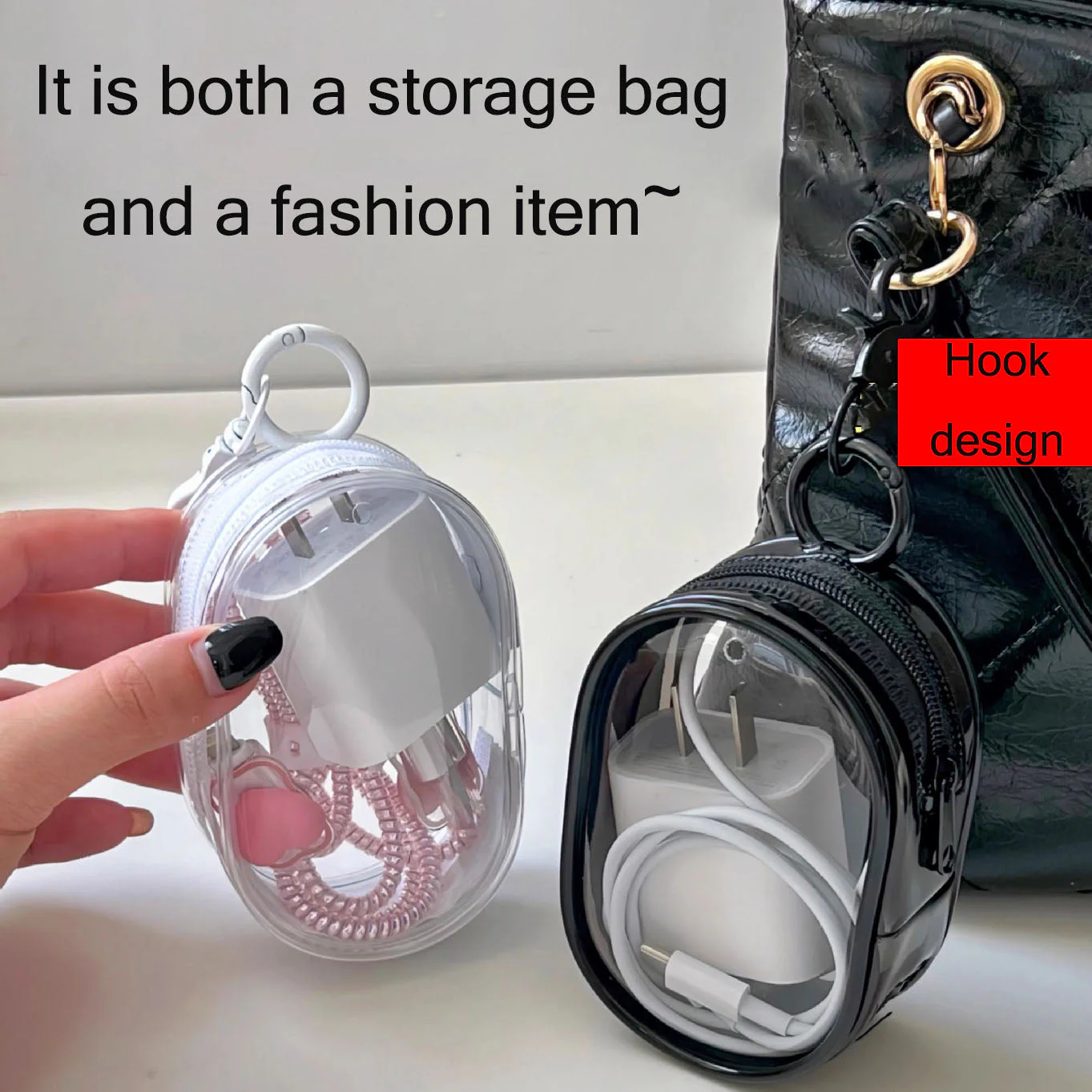 PVC waterproof transparent storage bag - Image 3