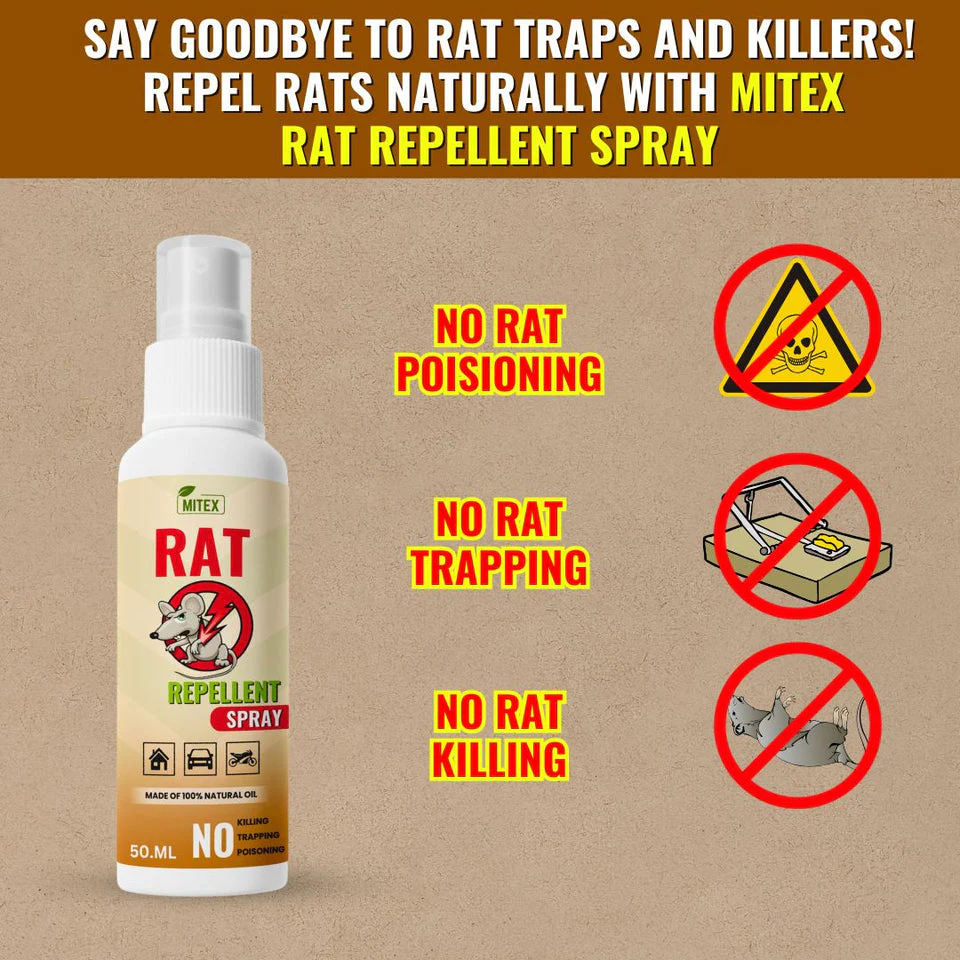 Rat Repellent Spray - Safe, Effective Rat Protection - Image 2