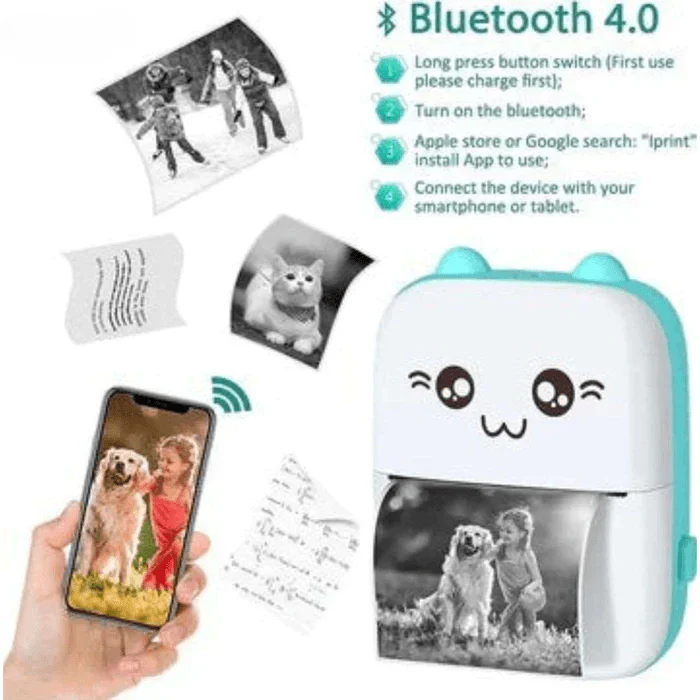 RECHARGEABLE MINI THERMAL PRINTER - Image 2
