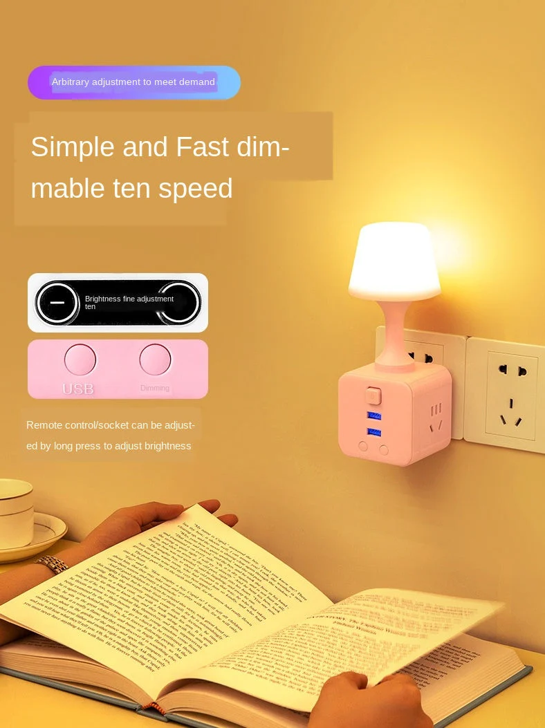 Remote Control LED Light Lamp with USB Adapter - Image 2