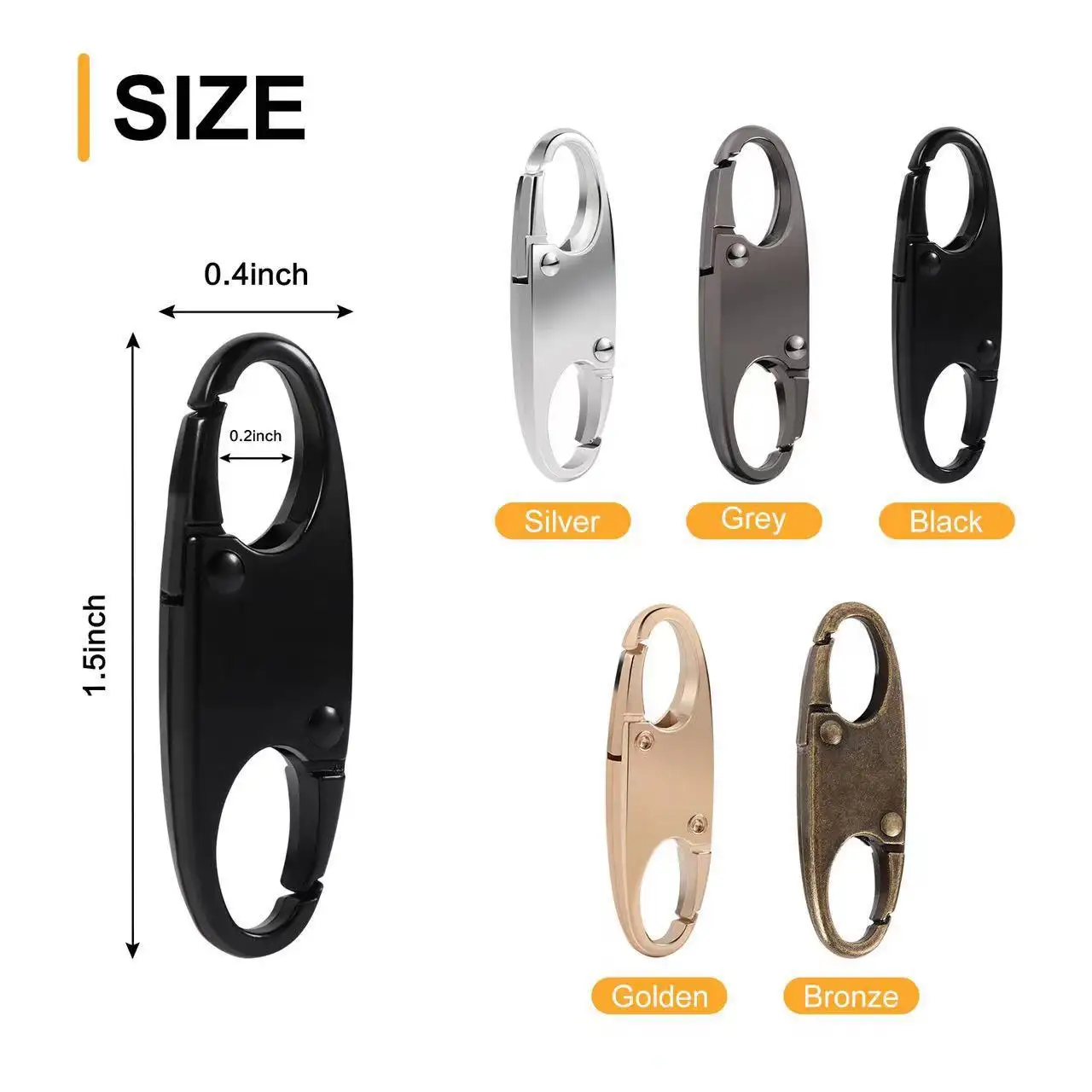 Replacement Zipper Lock fix Zip Puller - Image 4