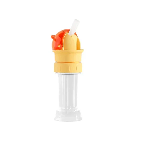 Reusable Children Beverage Water Bottle Straw Lid - Image 5