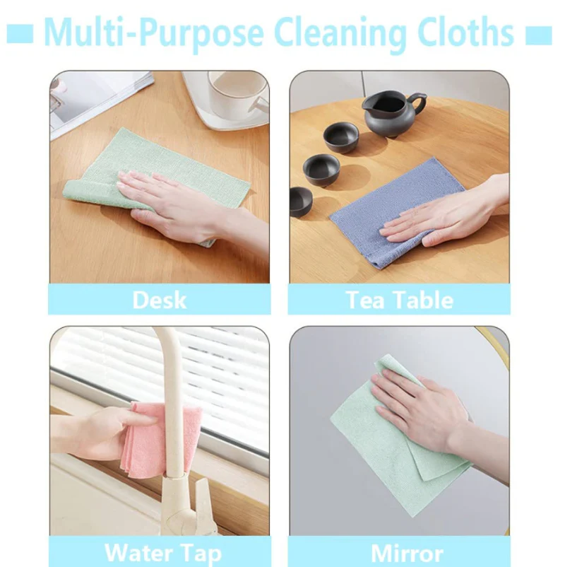 Reusable Microfiber Kitchen Cleaning Towels - Image 4