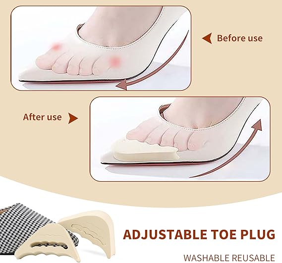 Reusable Toe Plug Soft Foam - Image 2