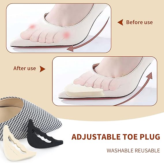 Reusable Toe Plug Soft Foam - Image 3