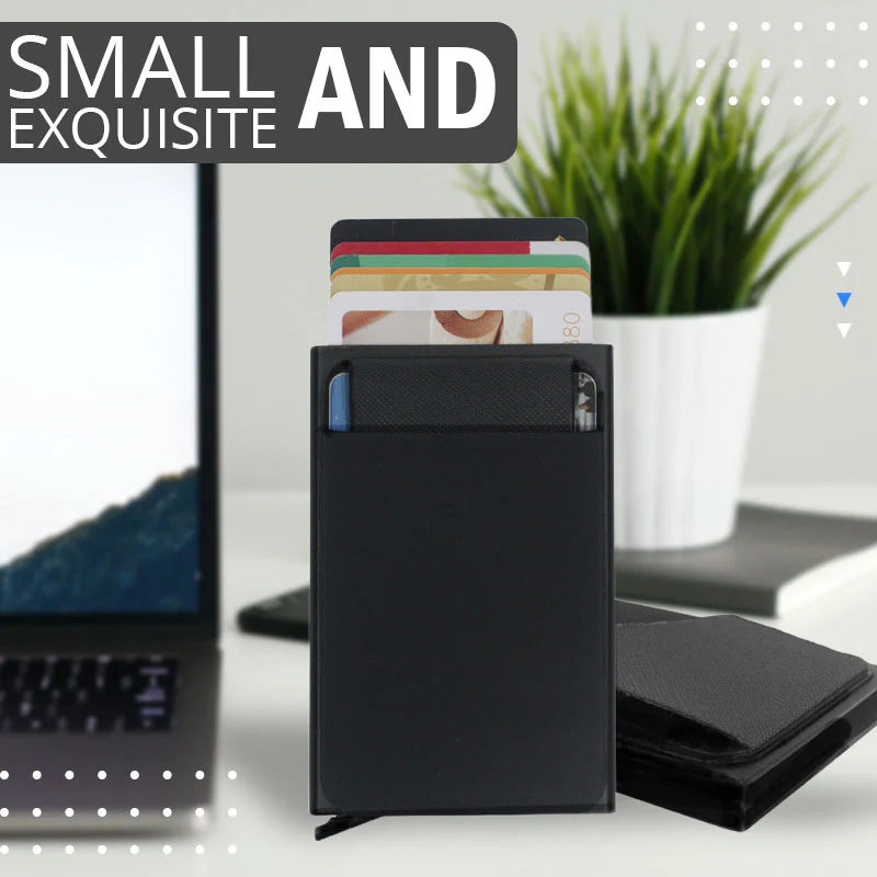 RFID Metal Smart Wallet Card Holder - Image 3