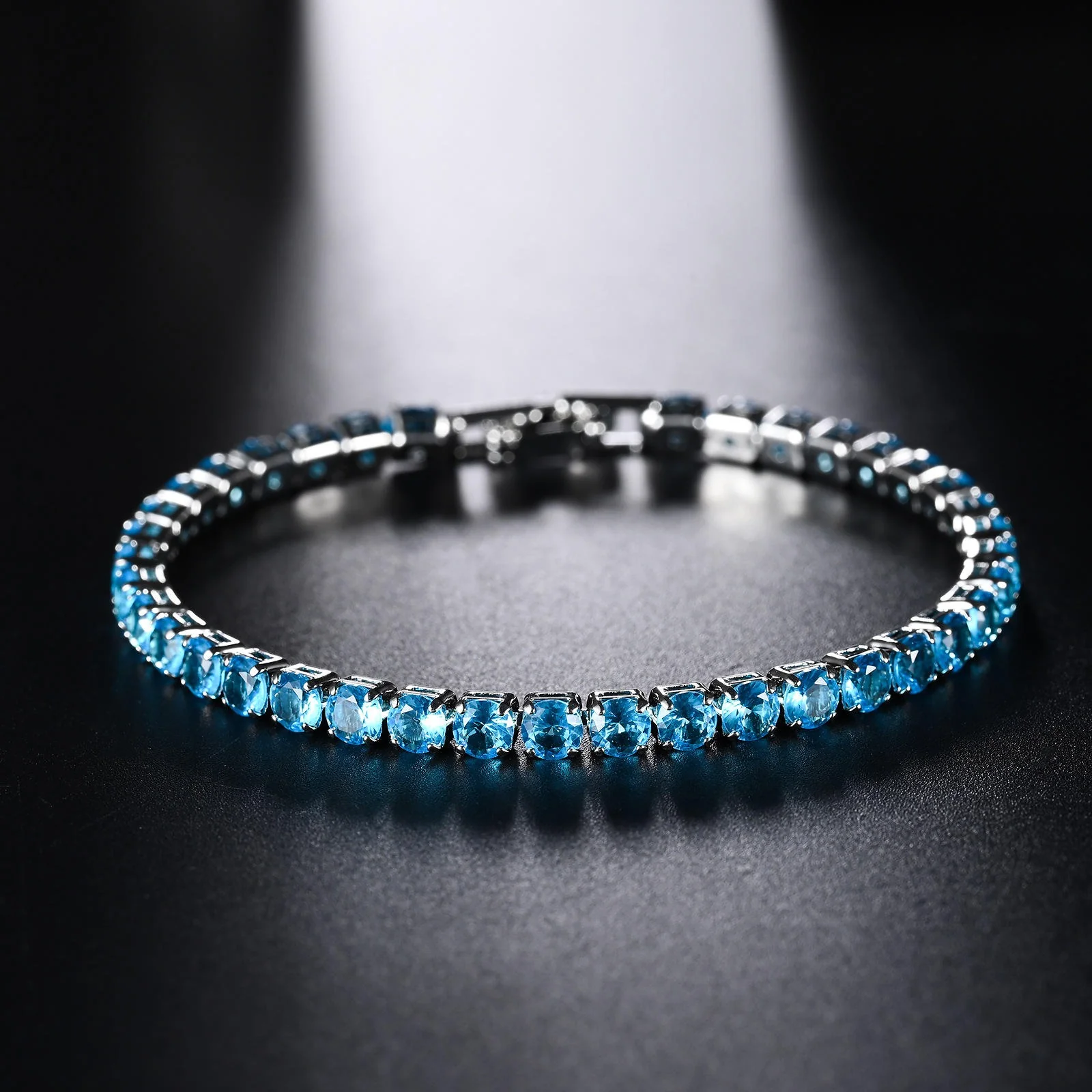 Royal Blue Crystal Bracelet - Image 2