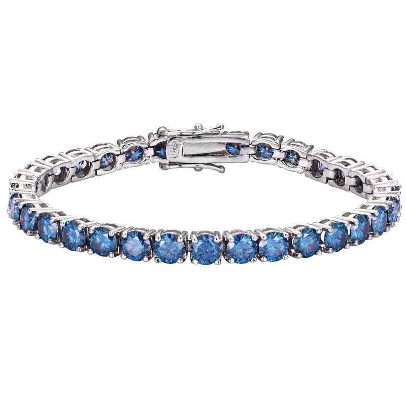 Royal Blue Crystal Bracelet - Image 6