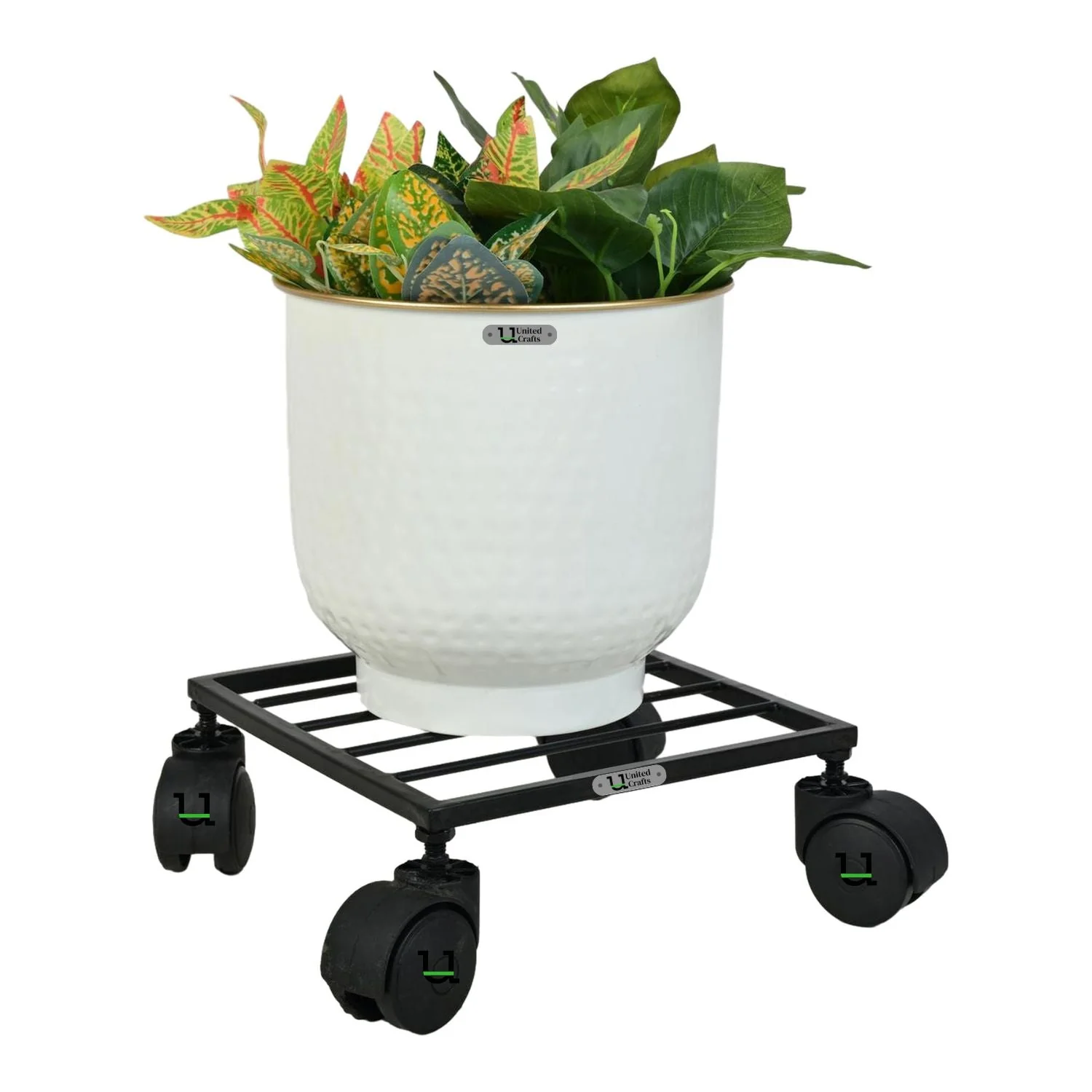 Rozy Wheel Pot Stands for Planters - Image 3
