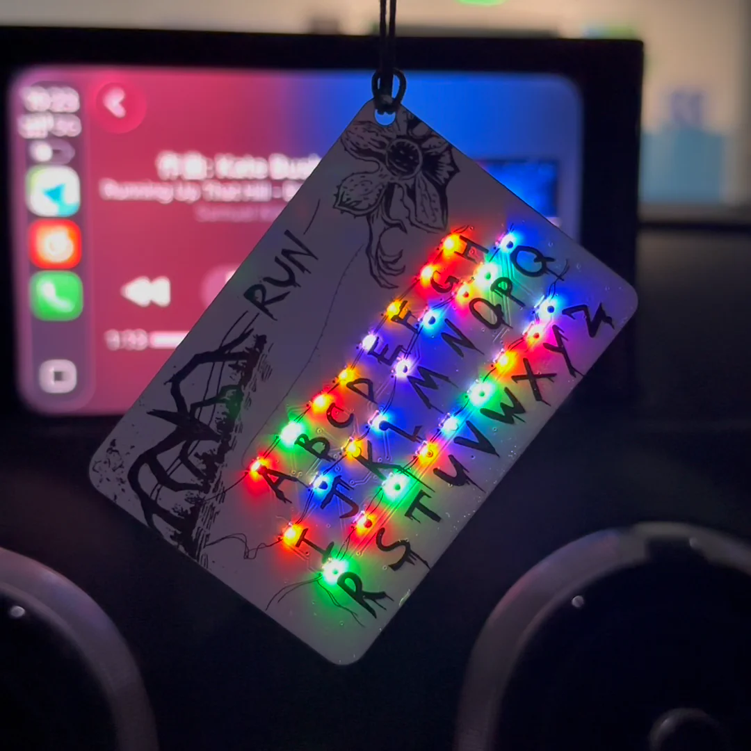 Stranger Things Run Card Keychain - Image 3