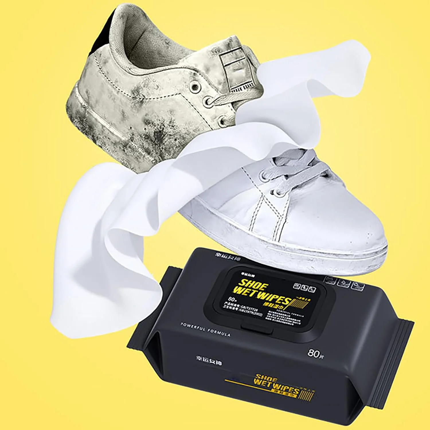 Shoe cleaning and polishing wipes - Image 2