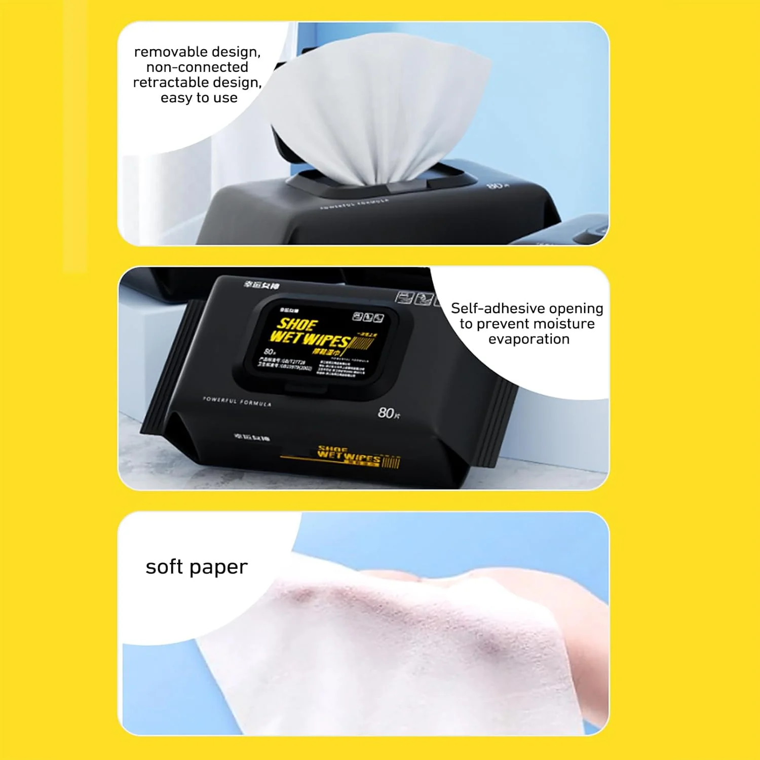 Shoe cleaning and polishing wipes - Image 3