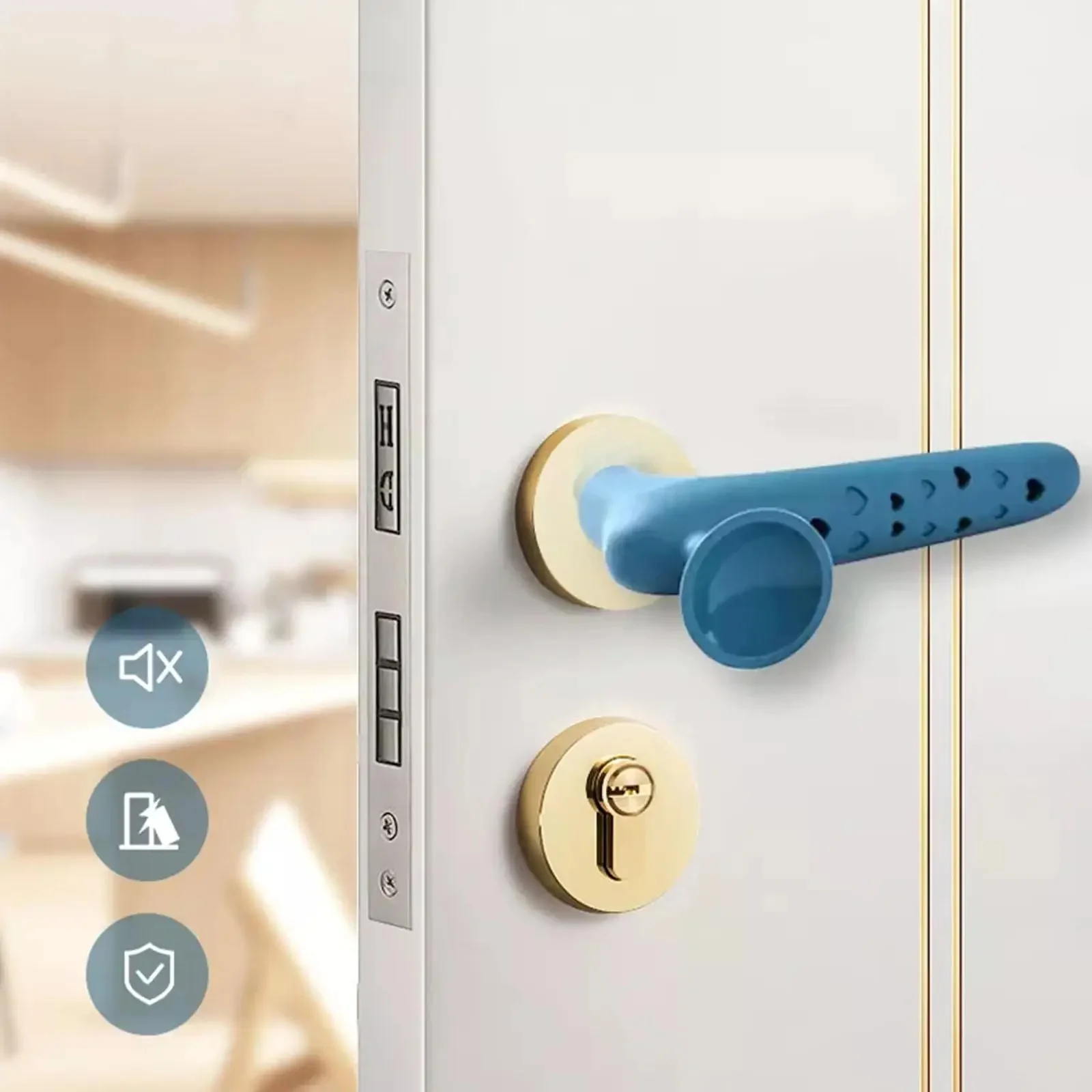 Silicone Door Stopper Handle Cover - Image 7