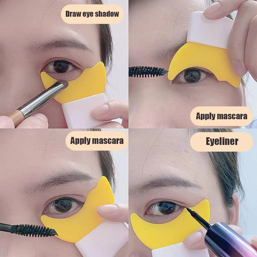 Silicone Eye Makeup Assistant Tool (PACK OF 5) - Image 2