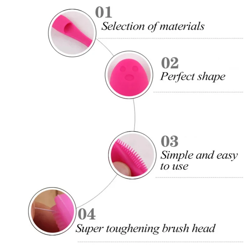 Silicone Facial Finger Brush (PACK OF 2) - Image 4