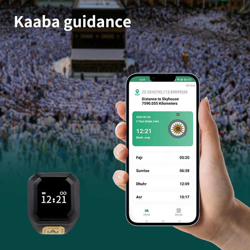 Smart Digital Tasbeeh Ring for Muslims - Image 4