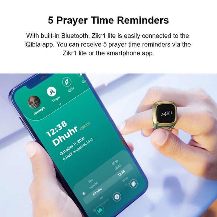 Smart Digital Tasbeeh Ring for Muslims - Image 5