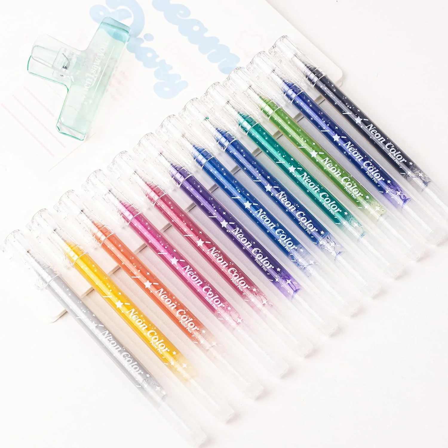 Sparkle Glow Coloring Pens - Image 4