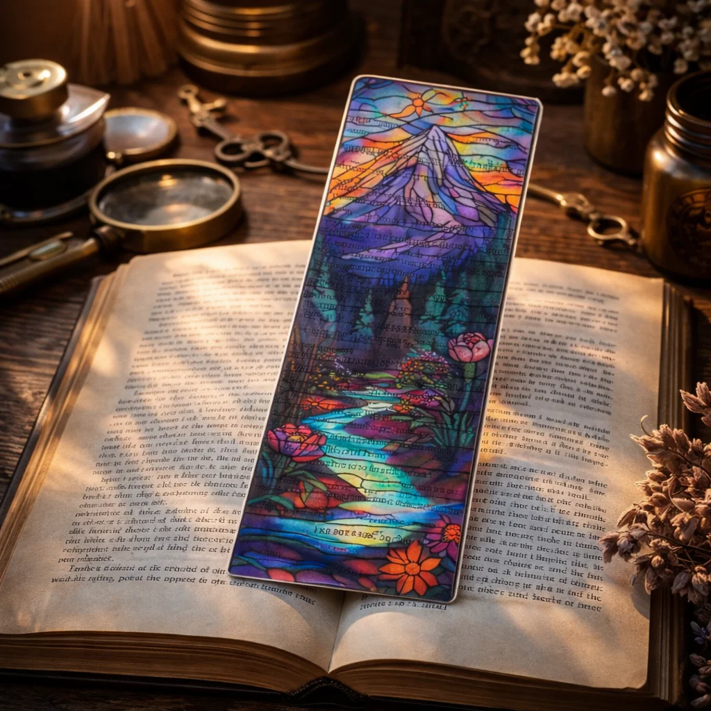 Stained Glass Fantasy Bookmark Set - Image 4