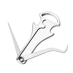 Stainless Steel Bottle Opener and Folding Toothpick - Image 5