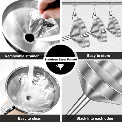 Stainless Steel Funnel Filter - Image 4