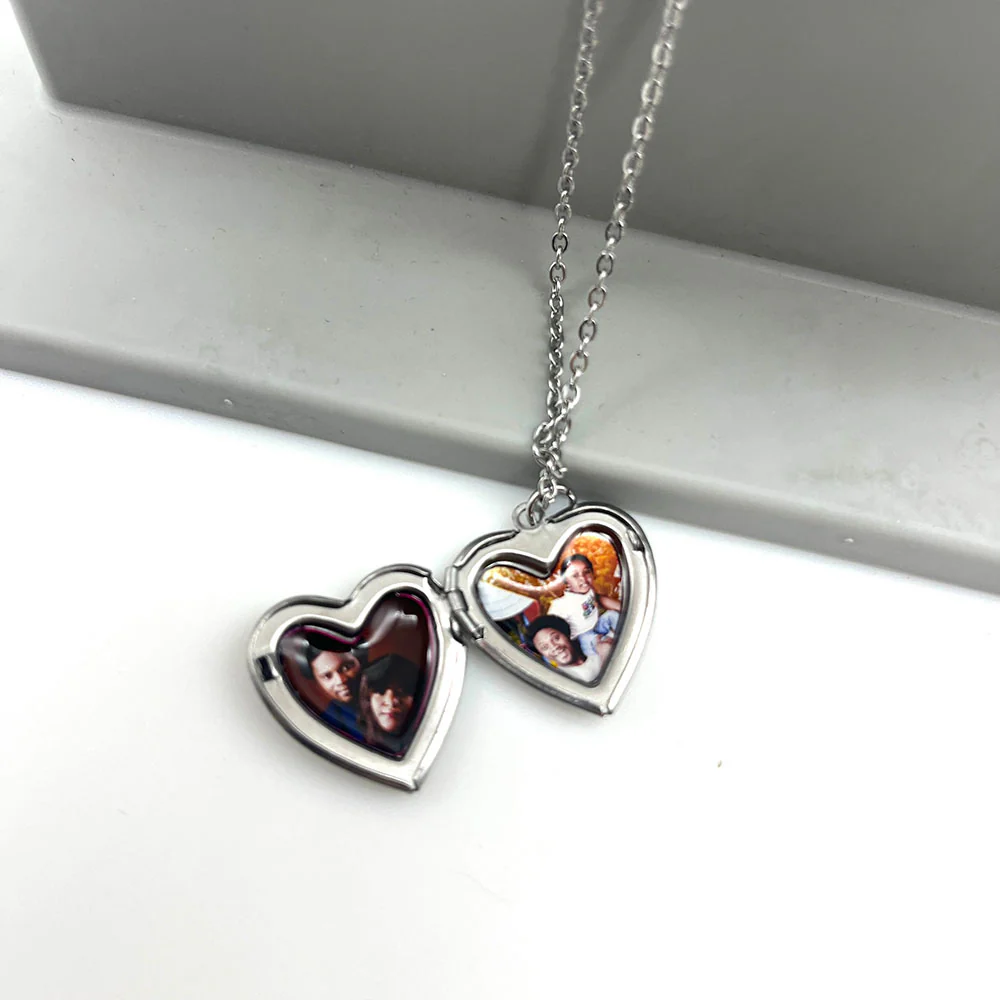 Stainless Steel Heart Jeweley Necklace for Women - Image 5