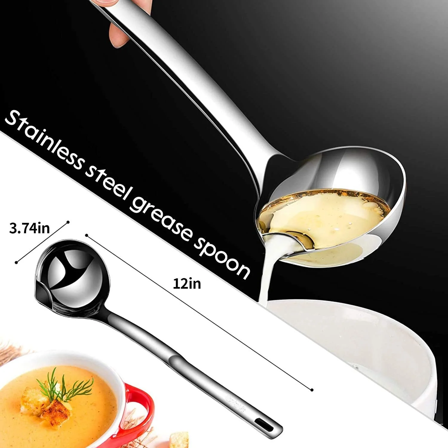 STAINLESS STEEL OIL FILTER SPOON - Image 5